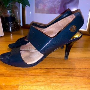 MICHAEL KORS - Michelle Open Toe Blue [Sz.10]